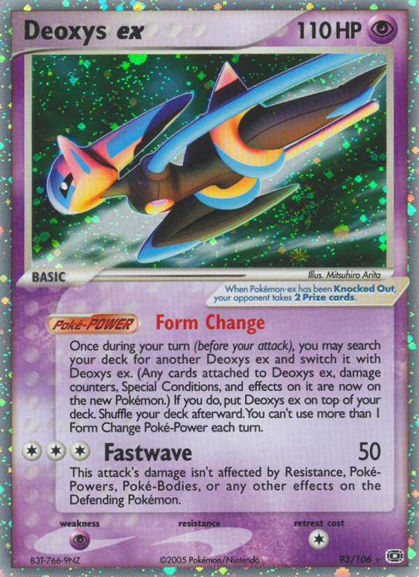 Deoxys ex 093/107 Rare Holo EX