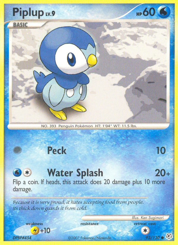 Piplup 093/130 Common