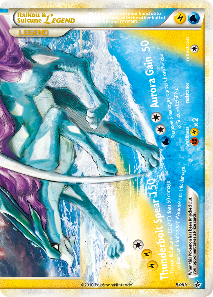 Raikou & Suicune LEGEND 093/96 LEGEND