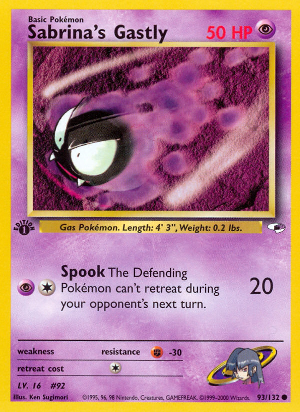 Sabrina's Gastly 093/132 Common
