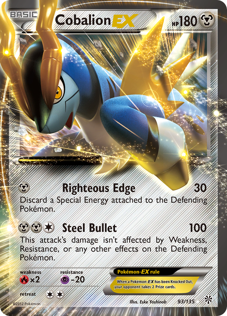 Cobalion-EX 093/138 Rare Holo EX
