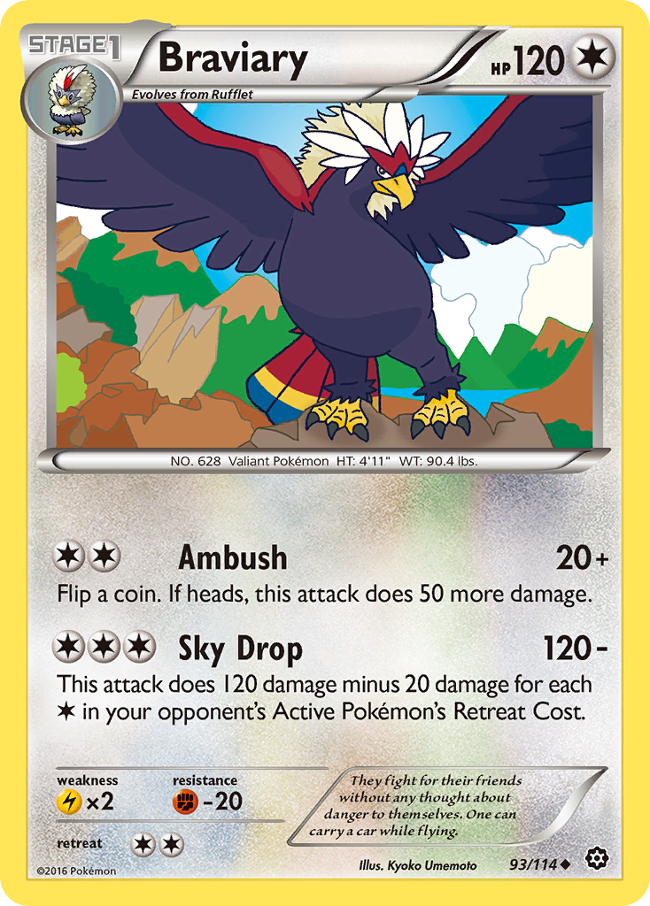 Braviary 093/116 Uncommon