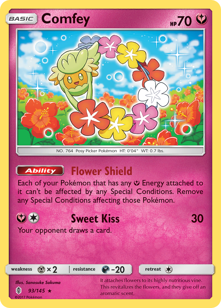 Comfey 093/180 Rare Holo