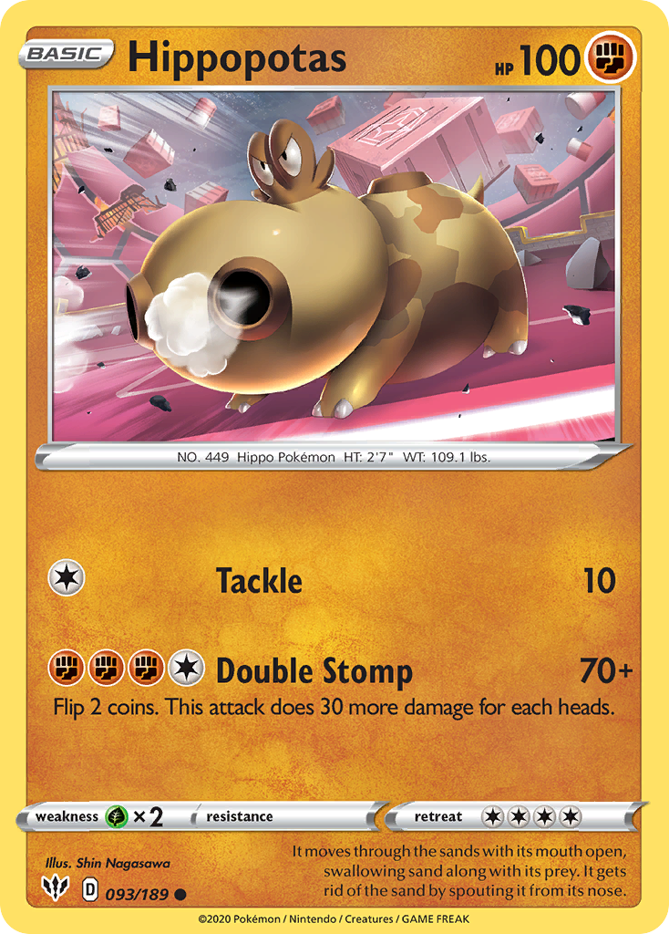 Hippopotas 093/201 Common