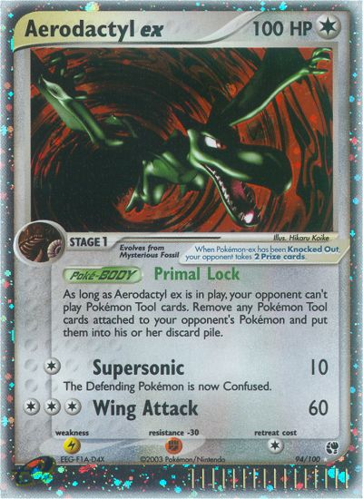 Aerodactyl ex 094/100 Rare Holo EX