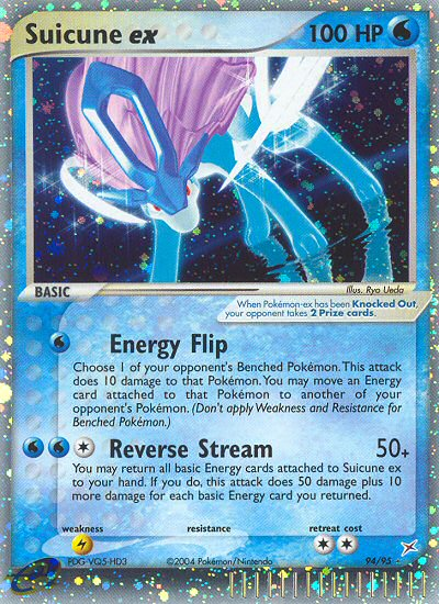 Suicune ex 094/97 Rare Holo EX