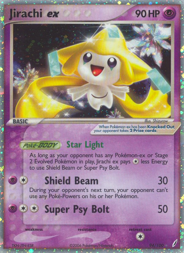 Jirachi ex 094/100 Rare Holo EX