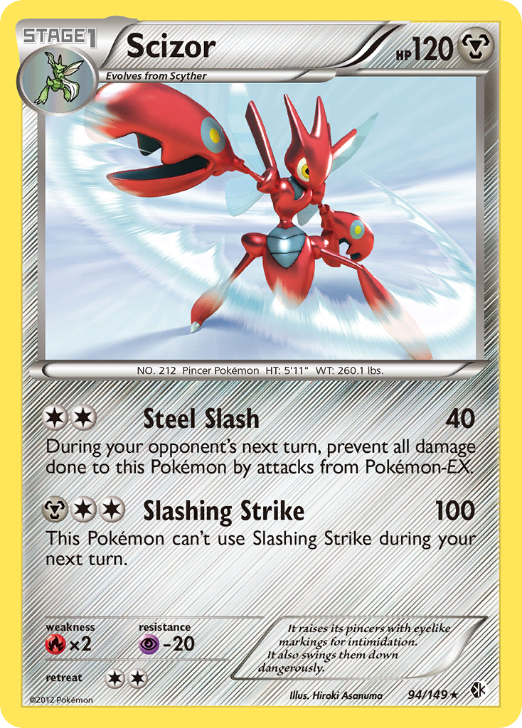 Scizor 094/153 Rare Holo