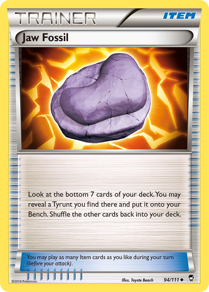 Jaw Fossil 094/114 Uncommon