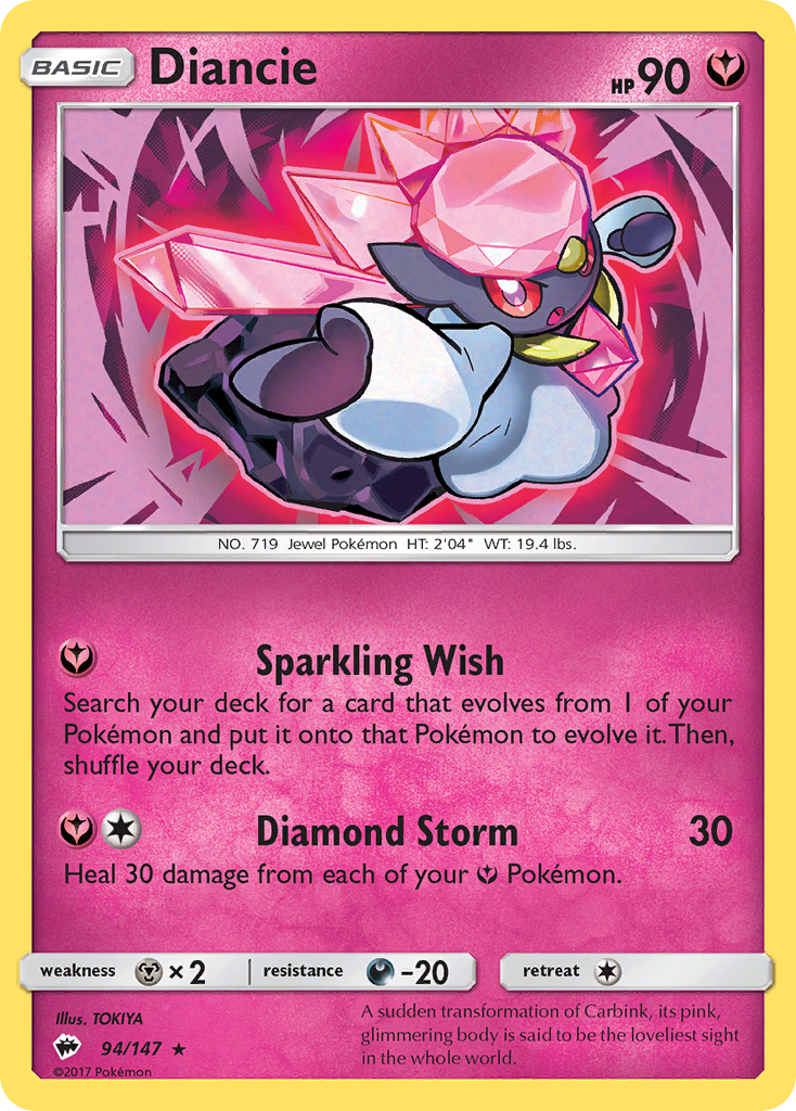 Diancie 094/177 Rare Holo