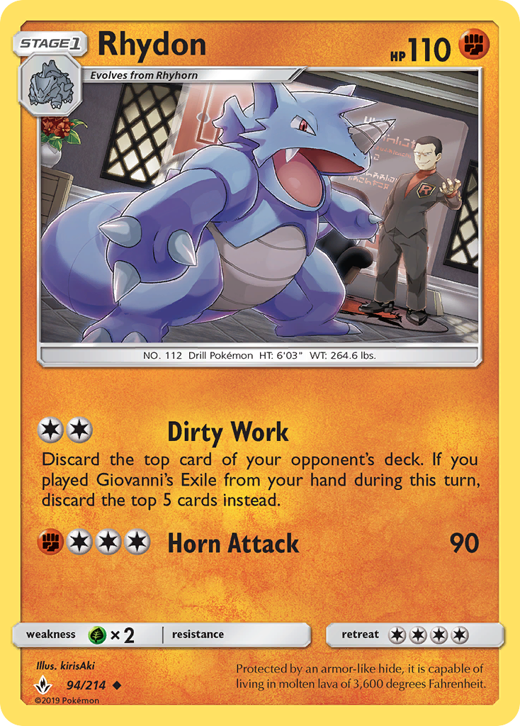 Rhydon 094/234 Uncommon