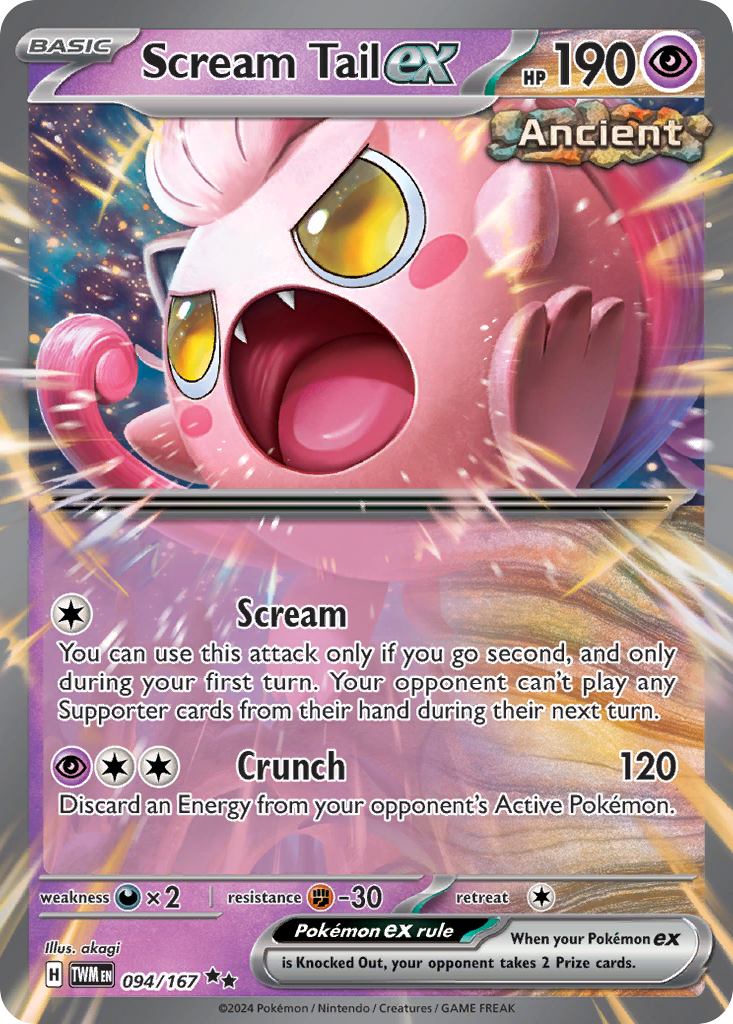 Scream Tail ex 094/226 Double Rare