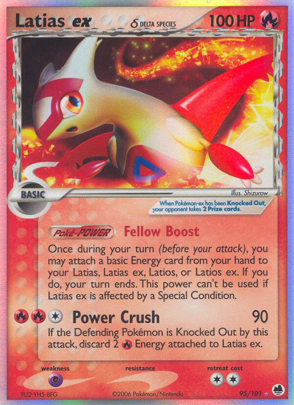Latias ex δ 095/101 Rare Holo EX