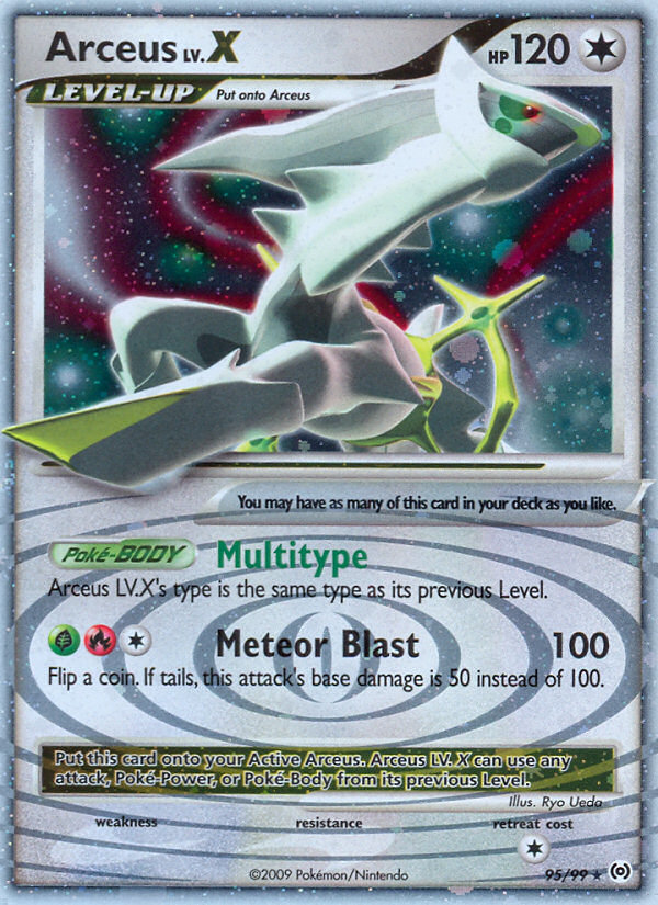 Arceus LV.X 095/111 Rare Holo LV.X