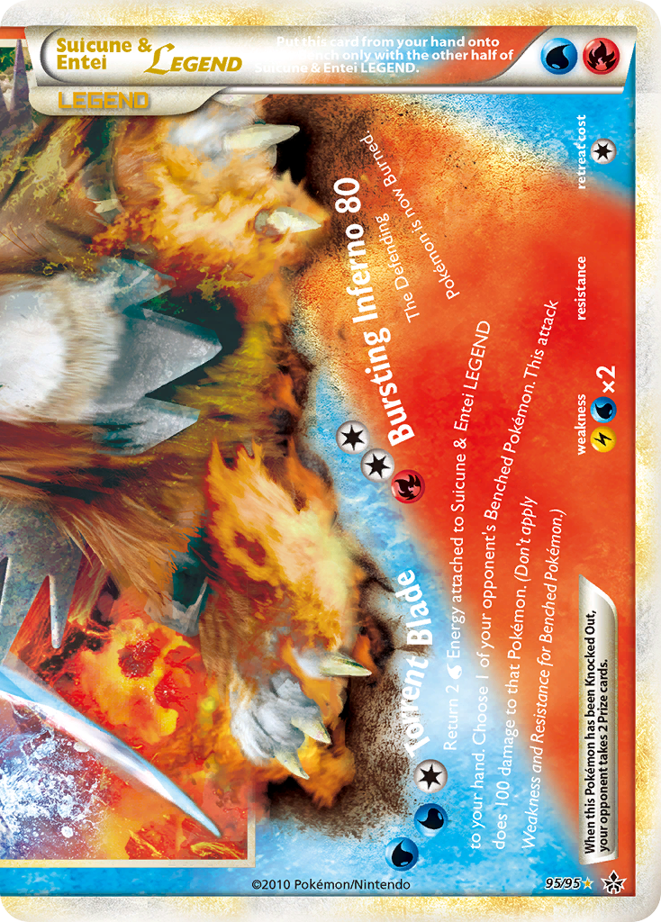 Suicune & Entei LEGEND 095/96 LEGEND