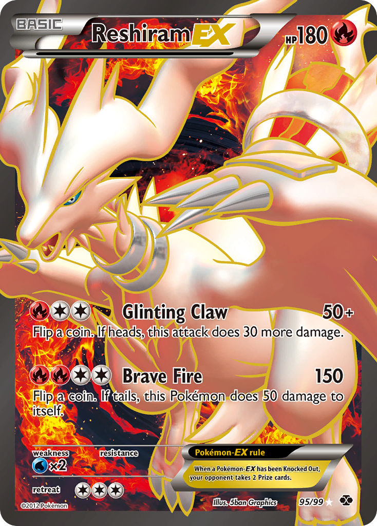 Reshiram-EX 095/103 Rare Ultra