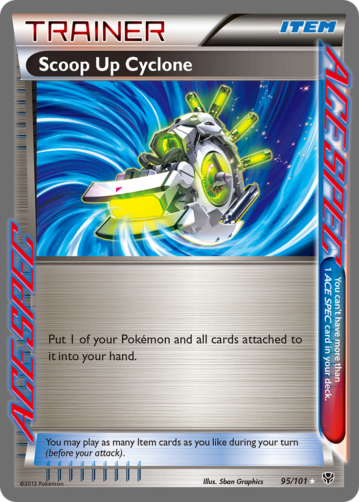 Scoop Up Cyclone 095/105 Rare ACE