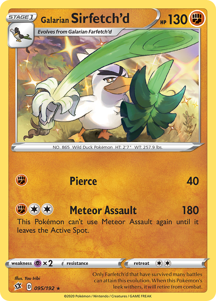 Galarian Sirfetch'd 095/209 Rare Holo