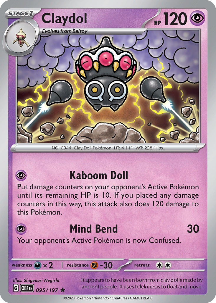 Claydol 095/230 Rare