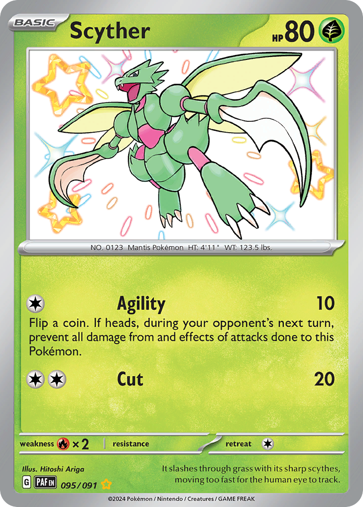Scyther 095/245 Shiny Rare