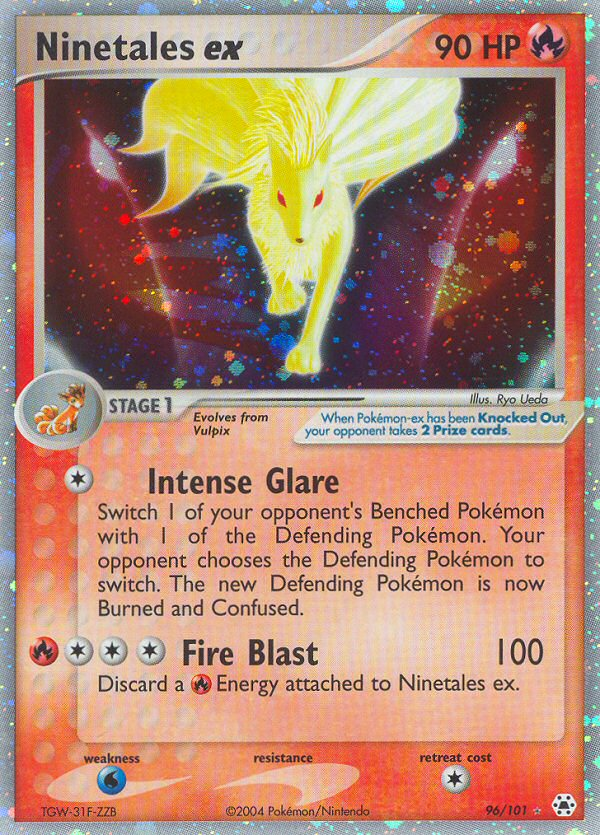Ninetales ex 096/102 Rare Holo EX