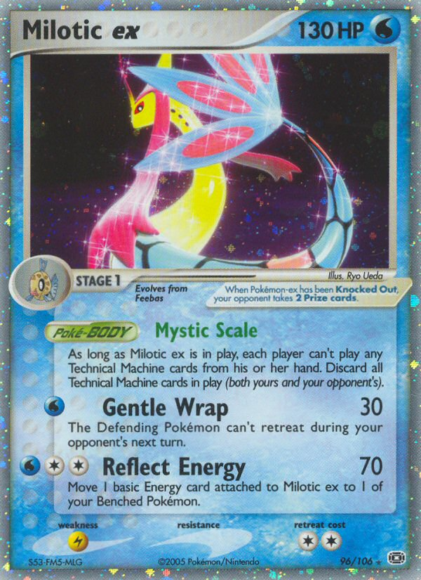 Milotic ex 096/107 Rare Holo EX