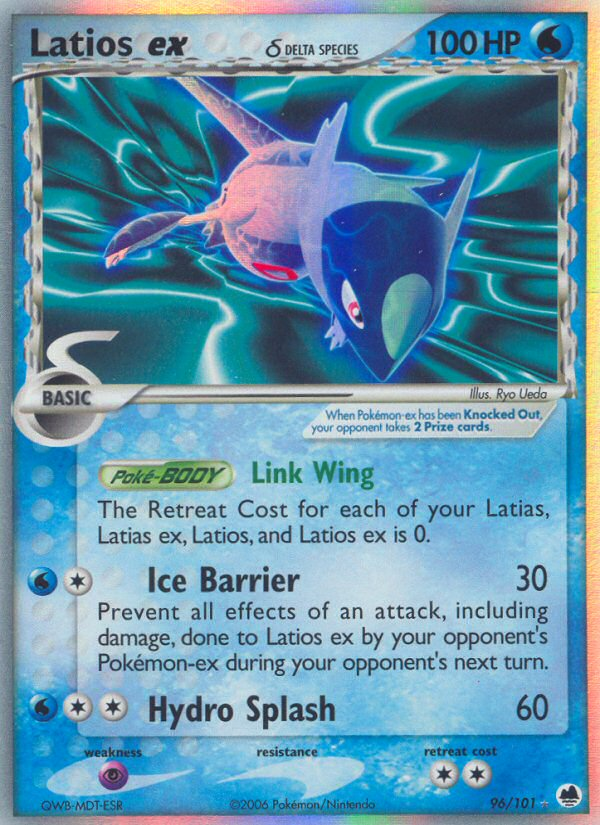 Latios ex δ 096/101 Rare Holo EX