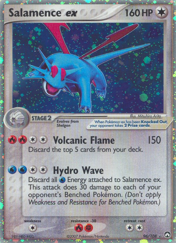 Salamence ex 096/108 Rare Holo EX