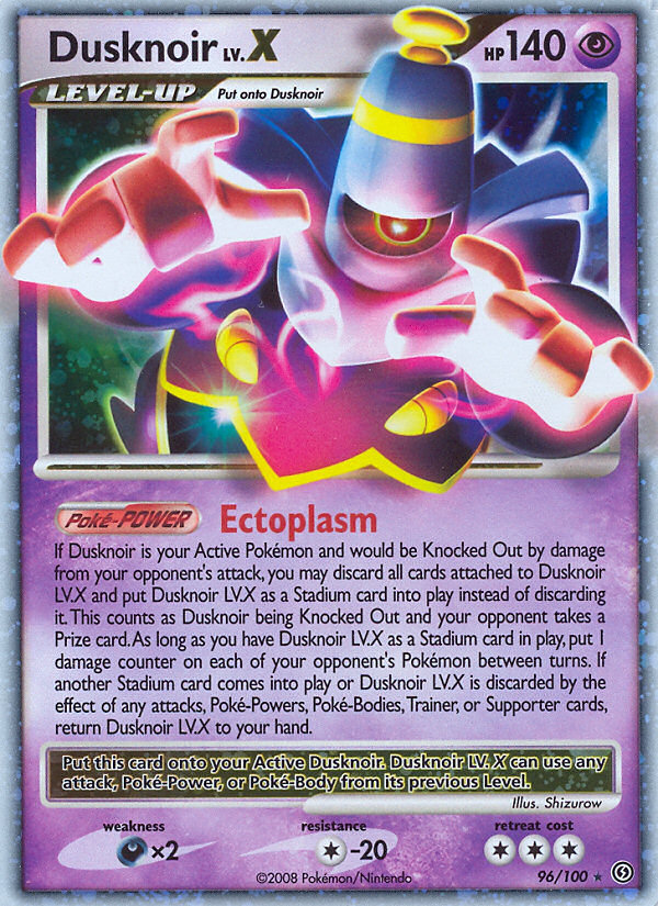 Dusknoir LV.X 096/106 Rare Holo LV.X