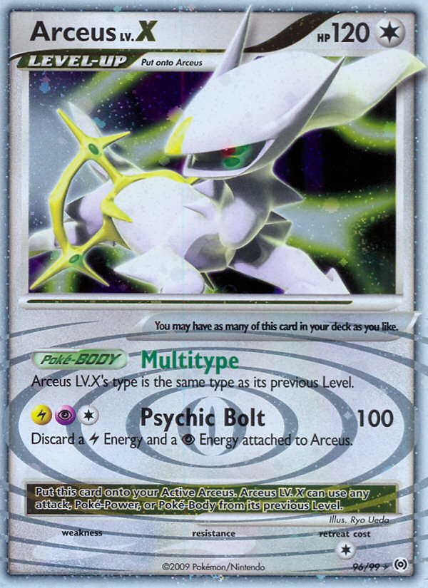 Arceus LV.X 096/111 Rare Holo LV.X