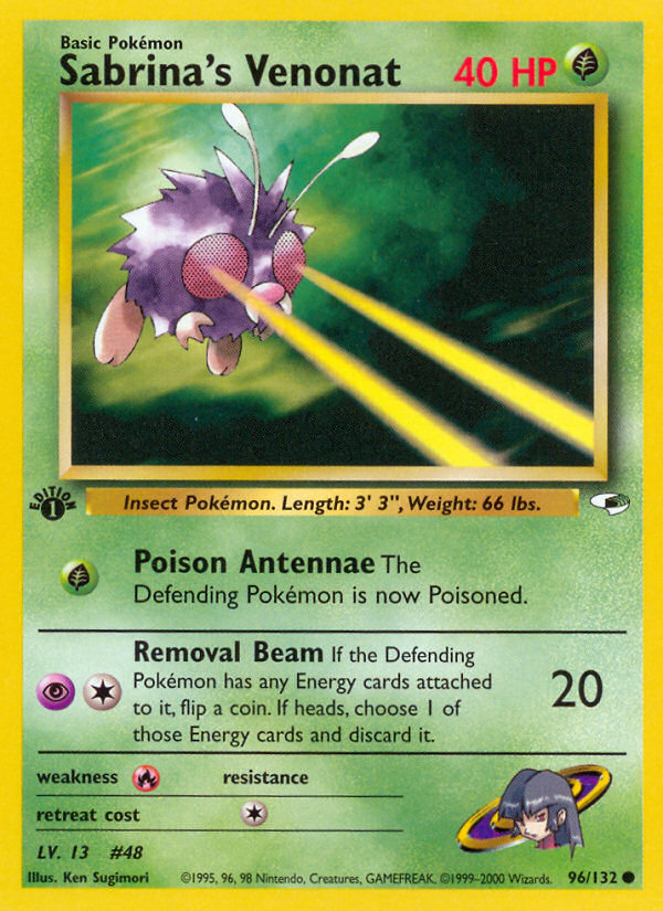 Sabrina's Venonat 096/132 Common