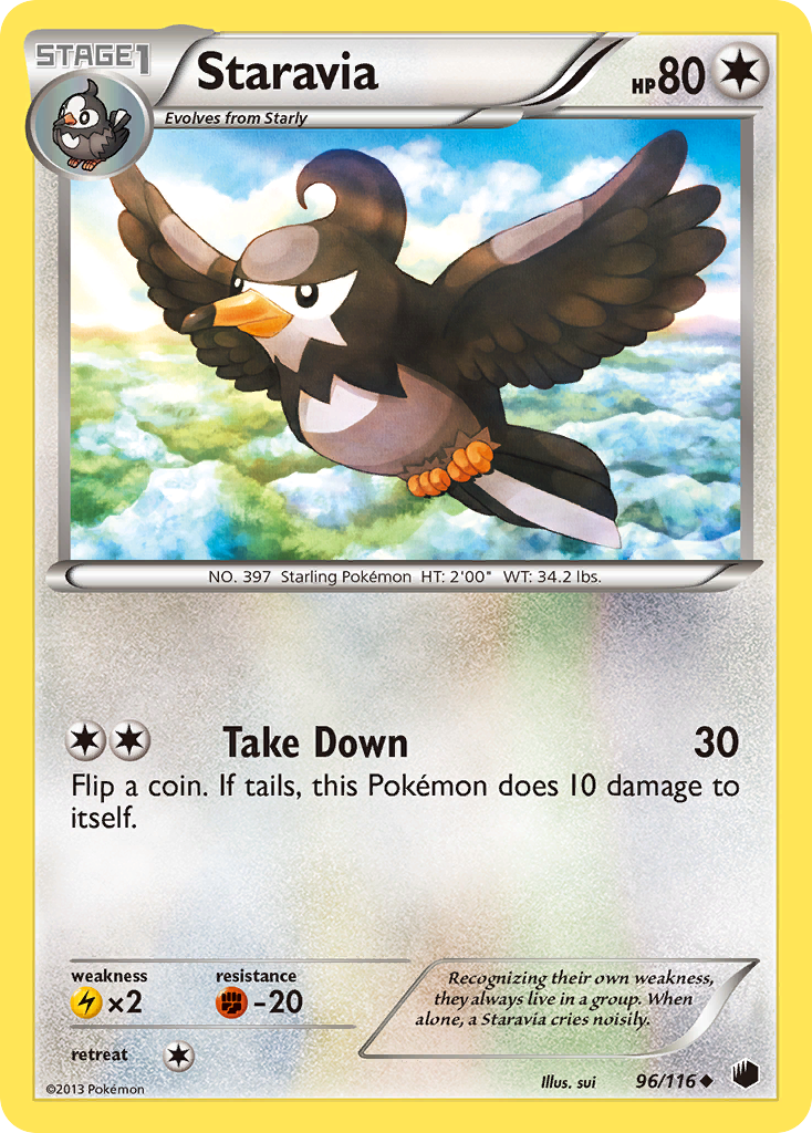 Staravia 096/122 Uncommon