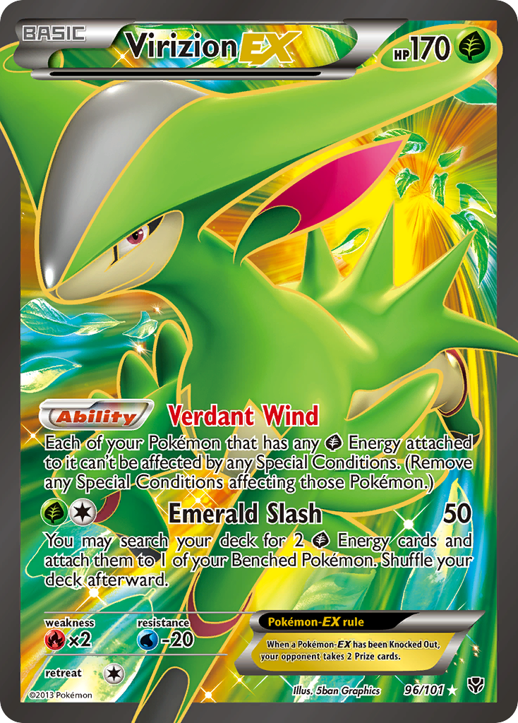 Virizion-EX 096/105 Rare Ultra