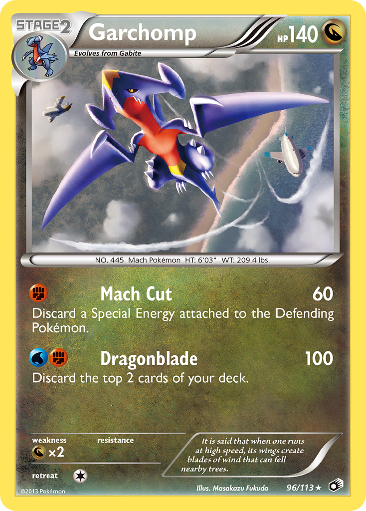 Garchomp 096/140 Rare Holo