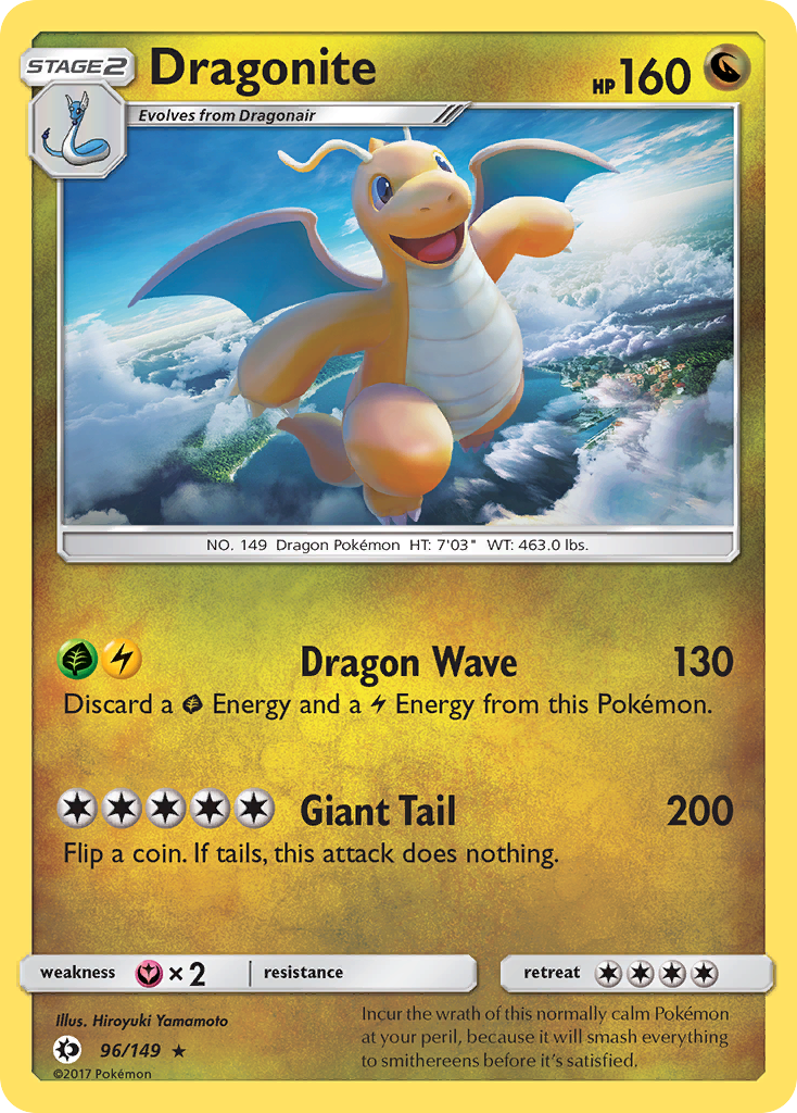 Dragonite 096/173 Rare Holo