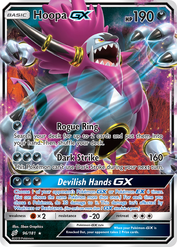 Hoopa-GX 096/198 Rare Holo GX