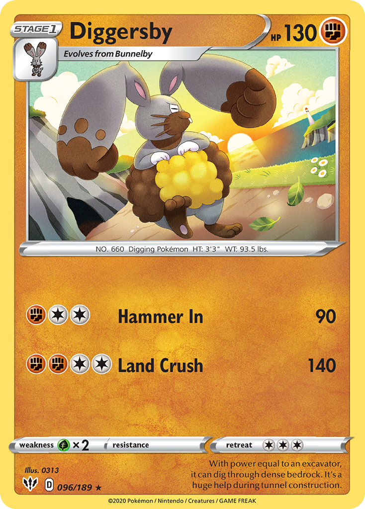 Diggersby 096/201 Rare