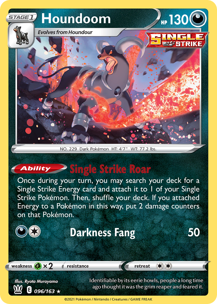 Houndoom 096/183 Rare Holo