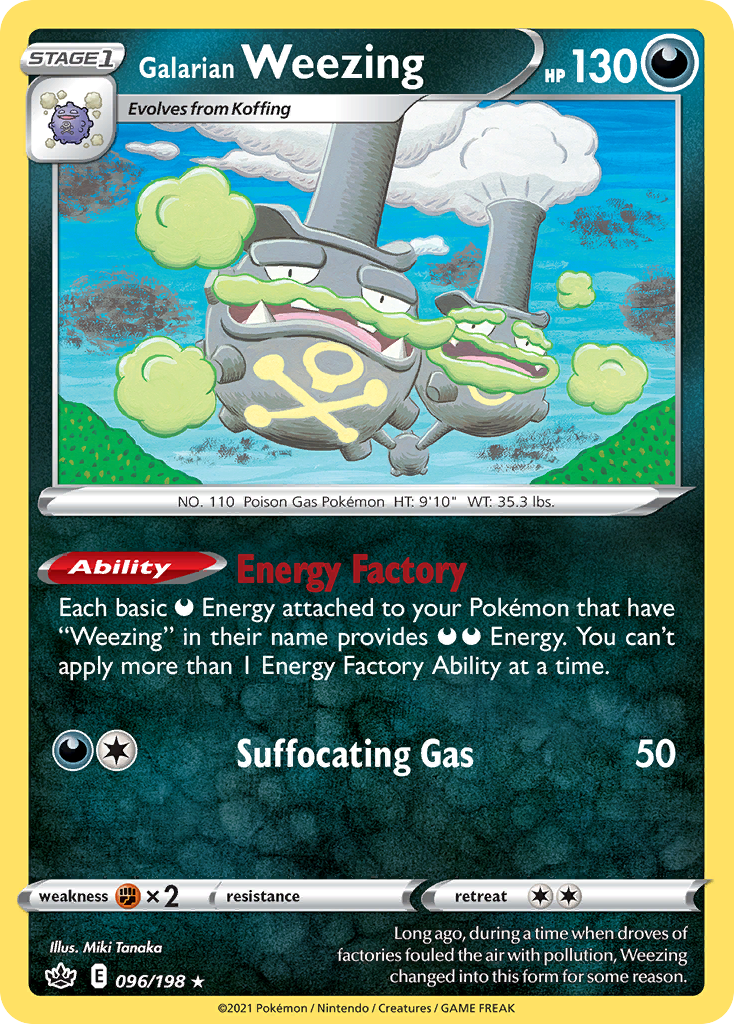 Galarian Weezing 096/233 Rare