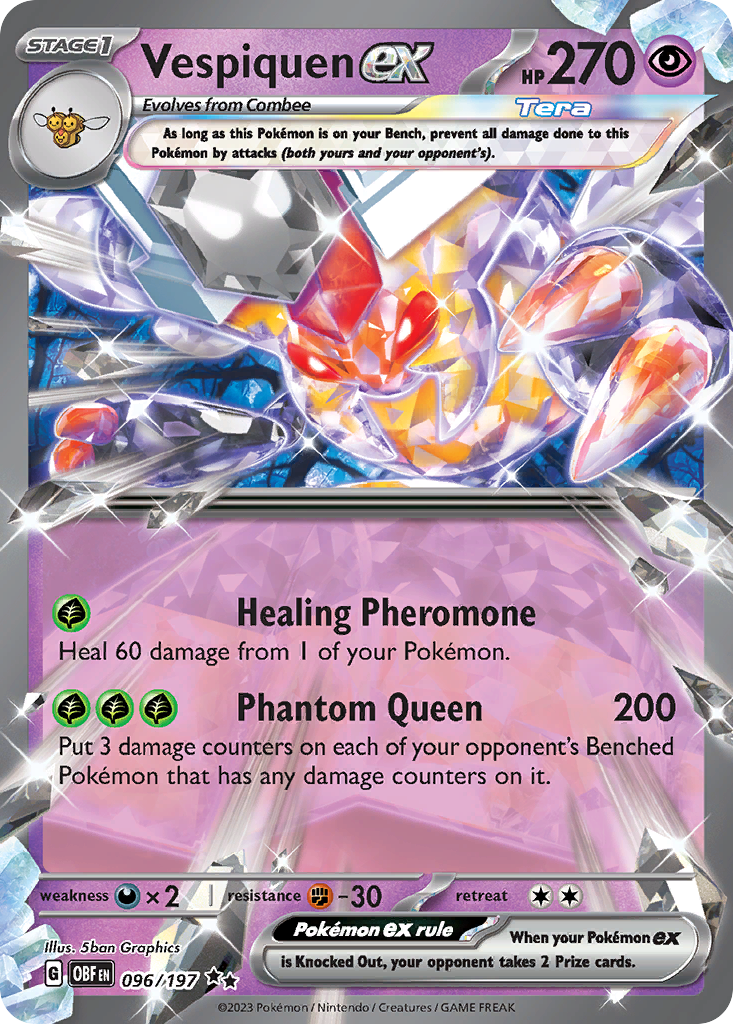 Vespiquen ex 096/230 Double Rare
