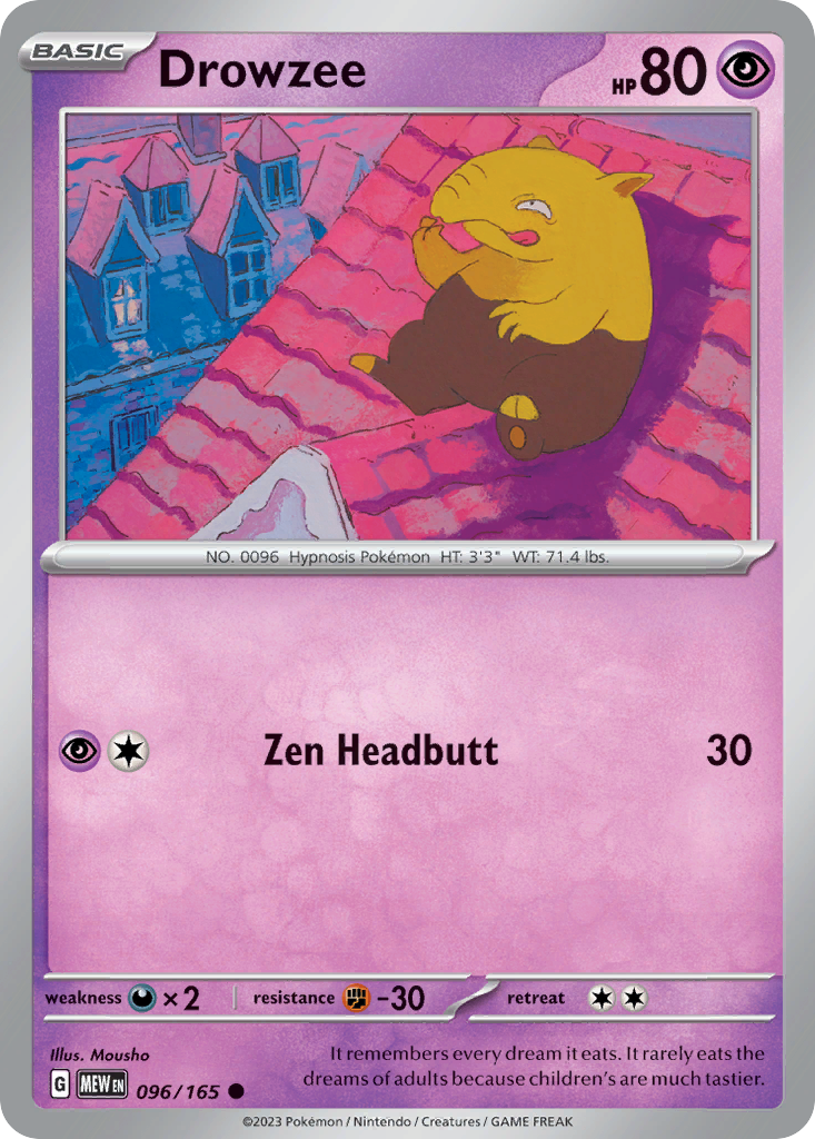Drowzee 096/207 Common