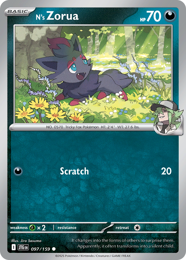 N's Zorua 097/190 Common