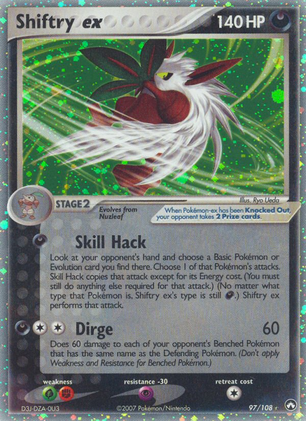 Shiftry ex 097/108 Rare Holo EX