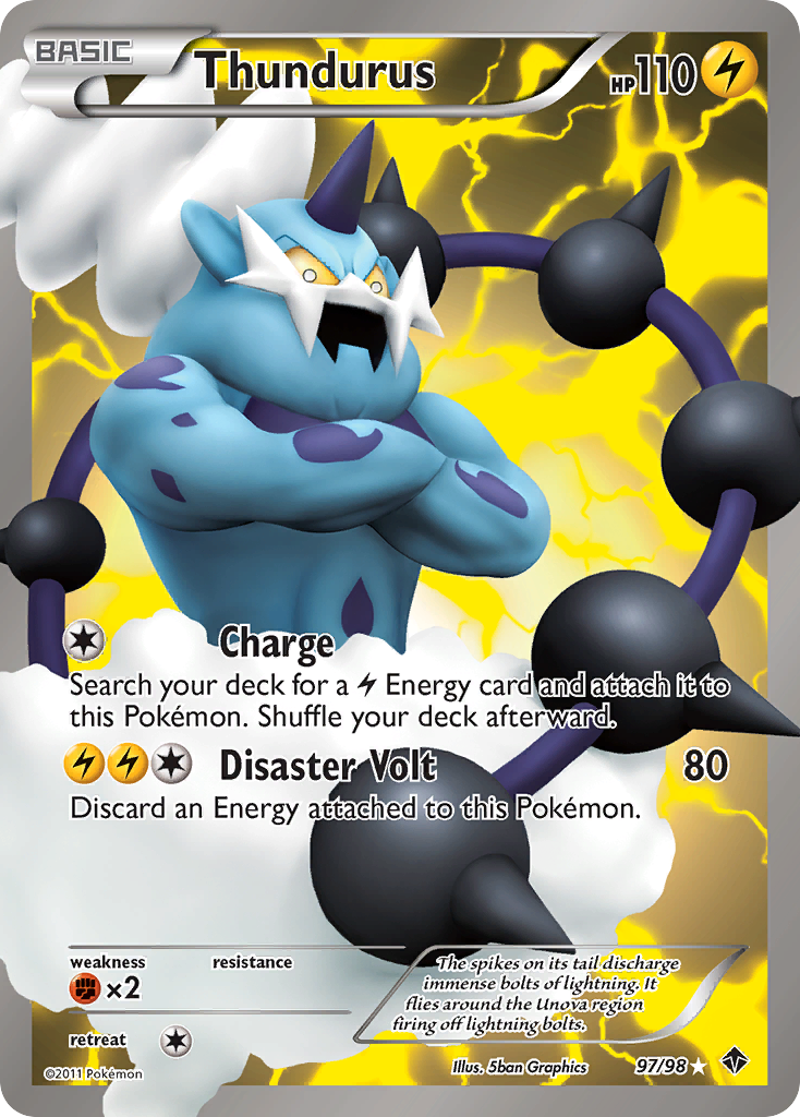 Thundurus 097/98 Rare Ultra