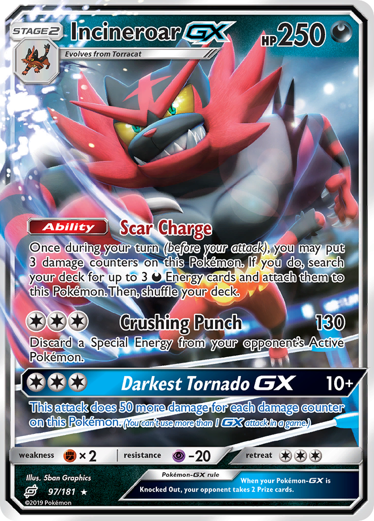 Incineroar-GX 097/198 Rare Holo GX