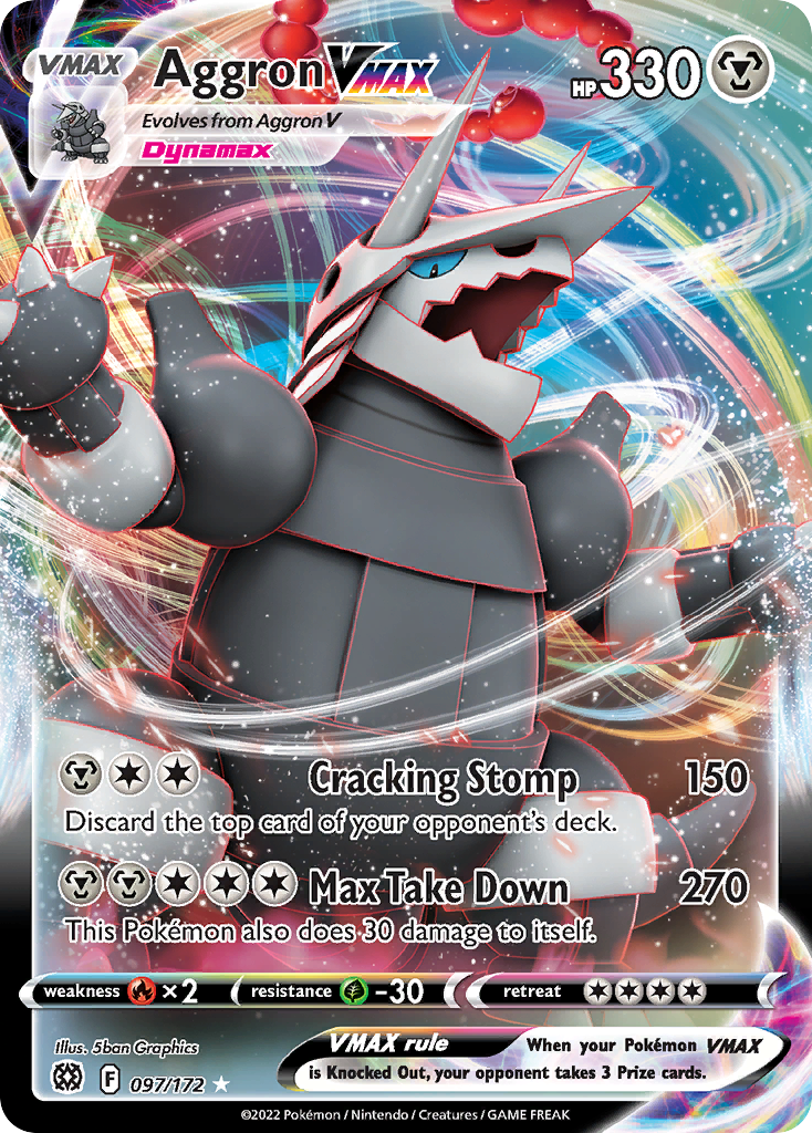 Aggron VMAX 097/186 Rare Holo VMAX