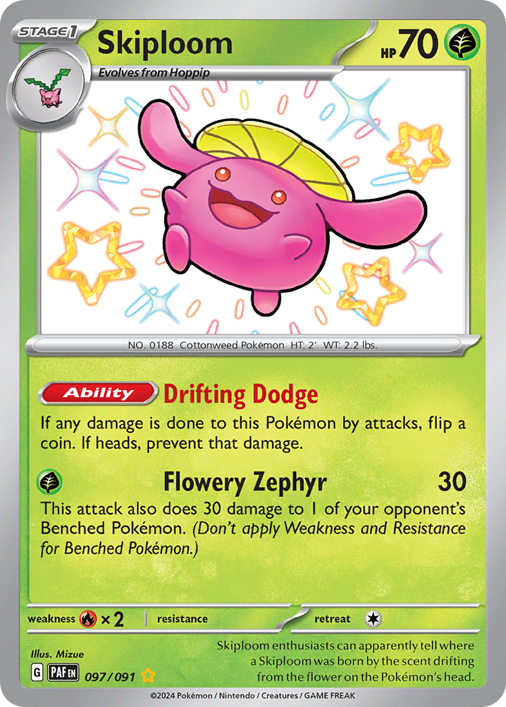 Skiploom 097/245 Shiny Rare