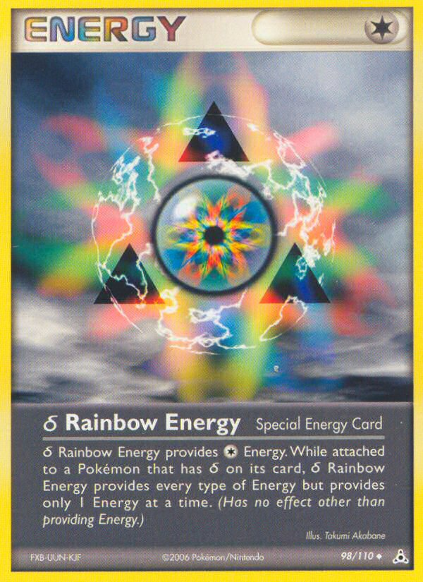 δ Rainbow Energy 098/111 Uncommon