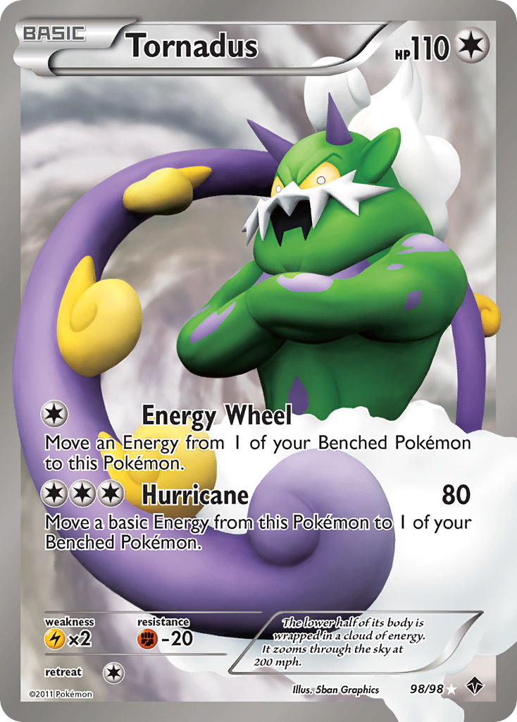 Tornadus 098/98 Rare Ultra