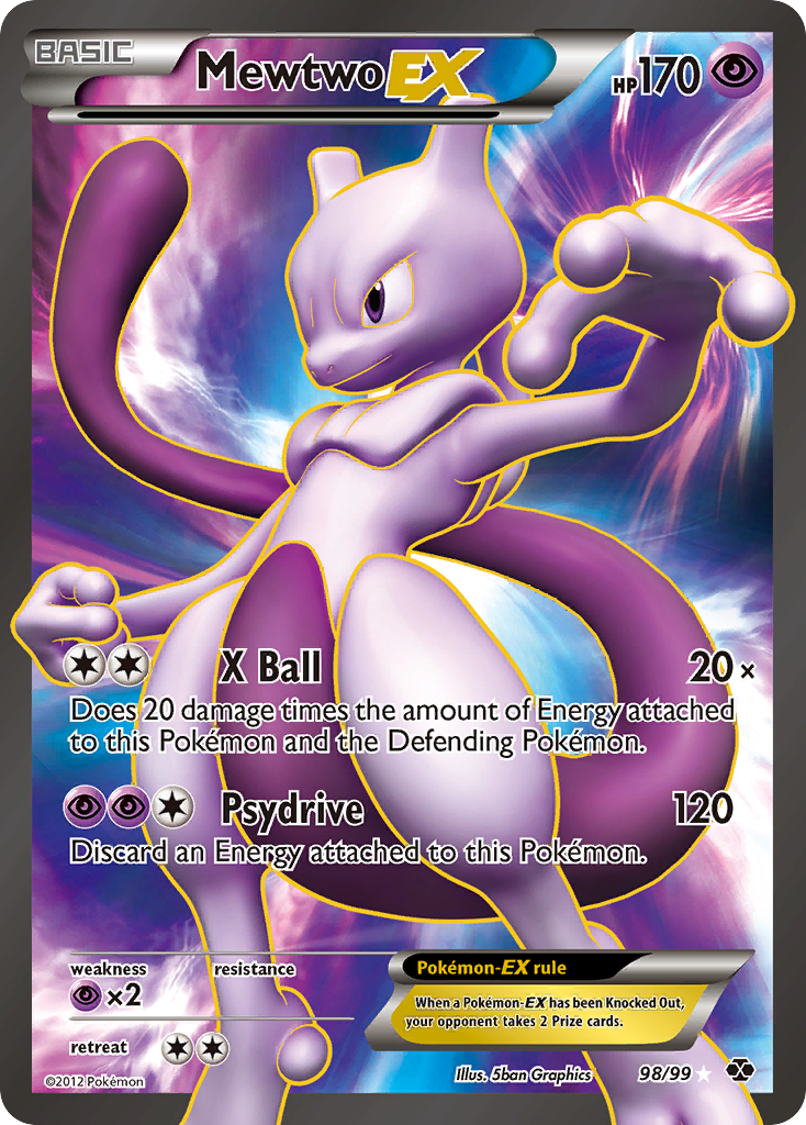 Mewtwo-EX 098/103 Rare Ultra
